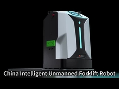 চীনের বুদ্ধিমান গুদাম প্যালেট হ্যান্ডলিং মানববিহীন ফর্কলিফ্ট এজিভি রোবট